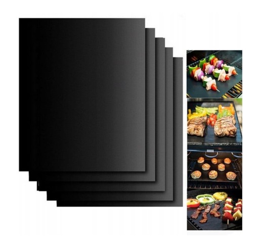 Mata Teflonowa Grill Piekarnik Ruszt 40x33cm 10szt