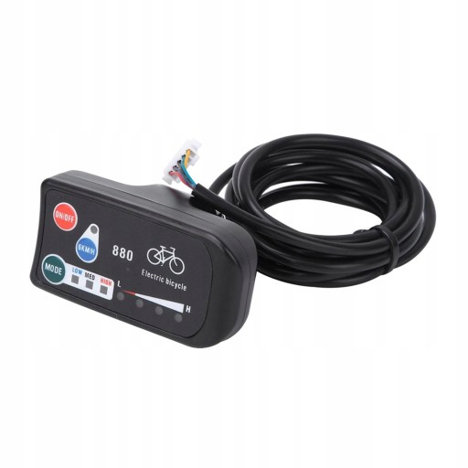 Wyświetlacz 24V 36V 48V Rower elektryczny KT 880