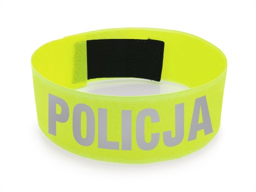 OPASKA POLICJA - ODBLASK, BEZPIECZEŃSTWO, NA RAMIĘ