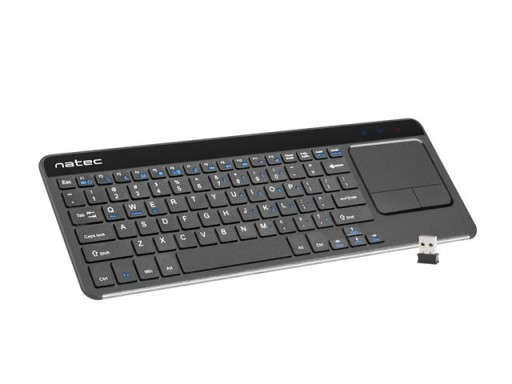 Natec Turbot Slim 2.4GHz Touchpad X-Scissors klawiatura bezprzewodowa