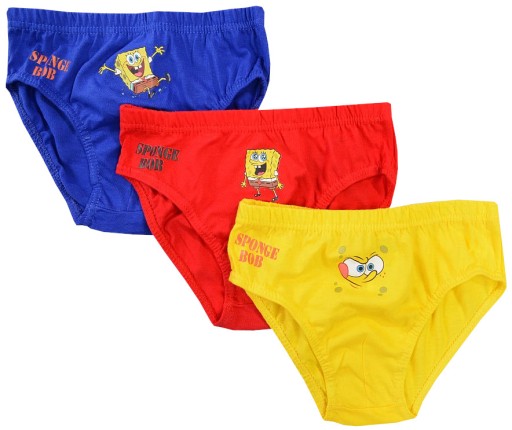 SPONGEBOB SLIPY MAJTKI 3-PACK 122/128 E260A*