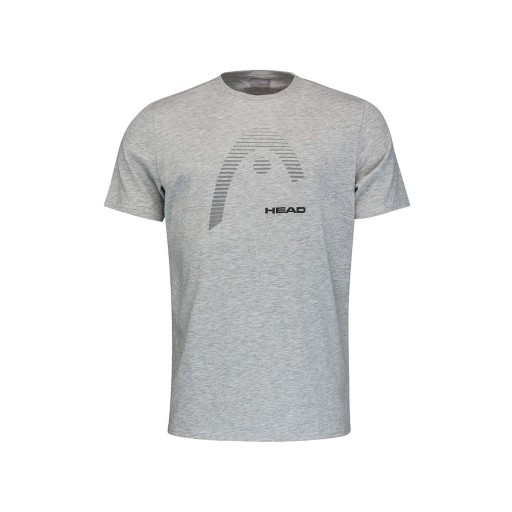 Koszulka tenisowa męska HEAD CLUB CARL T-shirt Szara XXL