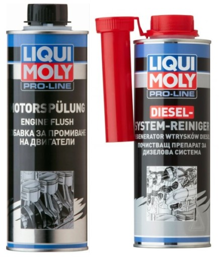 LIQUI MOLY ZESTAW DO WYMIANY OLEJU PŁUKANKA SILNIKA REGENERATOR WTRYSKÓW