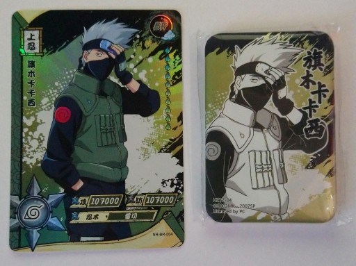 Karta Naruto TCG Kayou Kakashi Hatake - NR-BR-004 + Przypinka