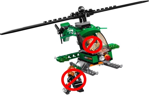 Lego Batman @@ HELIKOPTER LEXCORP @@pojazd z 76046
