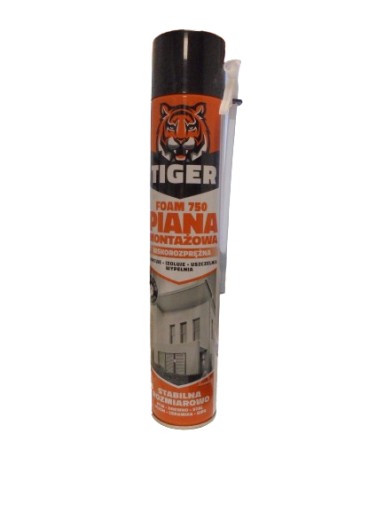 PIANA PIANKA MONTAŻOWA NISKOPRĘŻNA TIGER FOAM 700ML WĘŻYK