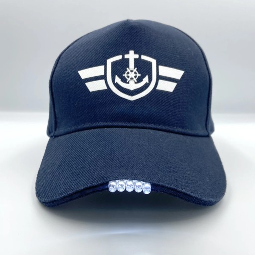 LED PATROL Czapka z daszkiem świecąca! Navy