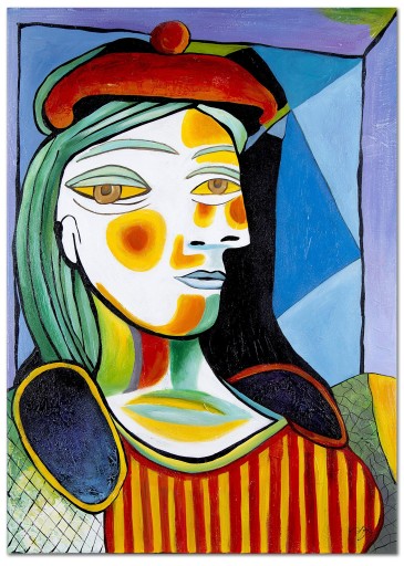 Obraz ręcznie malowany Pablo Picasso Kobieta w czerwonym berecie 50x70