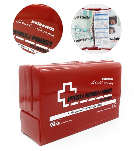 APTECZKA SAMOCHODOWA UE DIN 13164 POLECA RAJDOWIEC