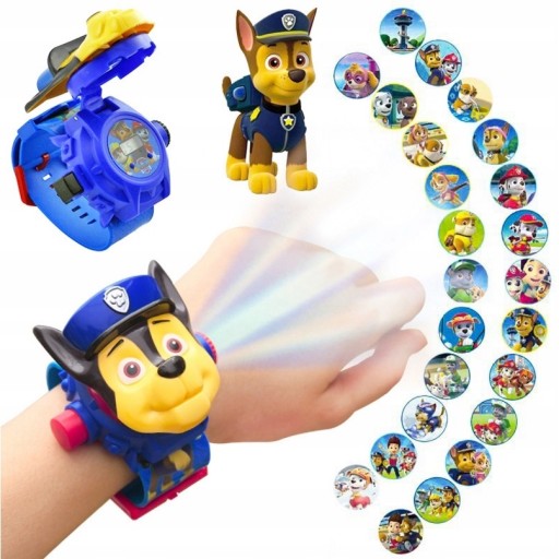 PSI PATROL ZEGAREK Z PROJEKTOREM CHASE FIGURKA 3D