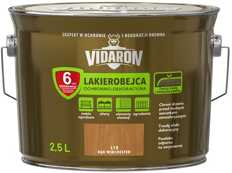VIDARON LAKIEROBEJCA OCHRONNA DĄB WINCHESTER 2,5L