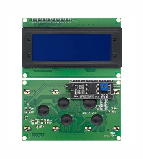 Wyświetlacz LCD 2004 4x20 i2c NIEBIESKI