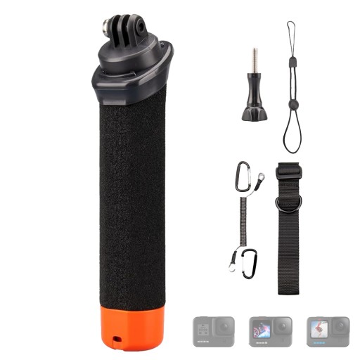 SELFIE STICK PŁYWAJĄCY UCHWYT BOJA DO KAMER SPORTOWYCH GOPRO WODOODPORNY