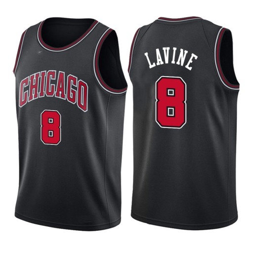 Men's Chicago Bulls #8 Red 2018-19 Icon Jersey, 3XL