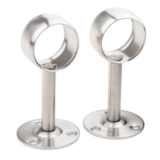 4 Ceiling wall curtain rails Brackets for