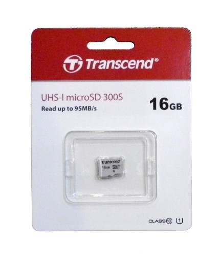 Karta Transcend UHS-I microSD 300S 16GB 95MB/s