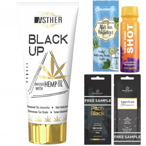 ASTHER BLACK UP WITH OIL SEED AKTYWATOR TATOO SAVE