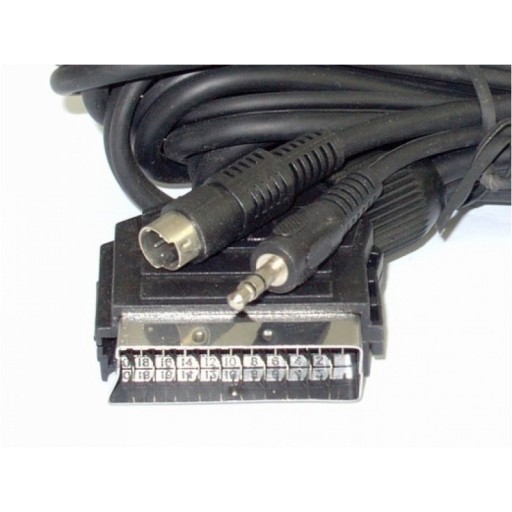 Kabel SCART (Euro) - S-Video +jack (3,5 mm) 5 m
