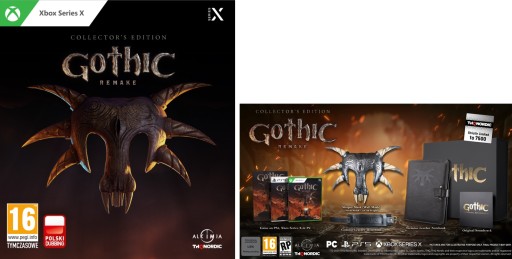 GOTHIC REMAKE EDYCJA KOLEKCJONERSKA XBOX SERIES X XSX PL dubbing