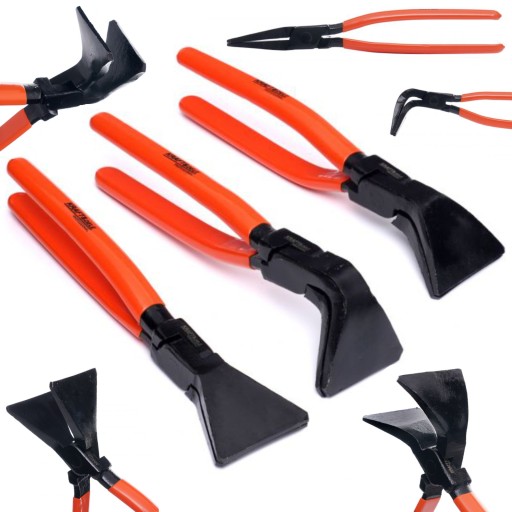 SZCZYPCE DEKARSKIE DO GIĘCIA BLACHY 275mm CĘGI BLACHARSKIE ZESTAW 3 SZT