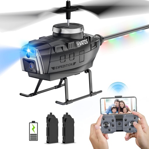 HELIKOPTER ZDALNIE STEROWANY VATOS RC 2,4 GHZ ŚWIATŁA LED RGB 3,5-KANAŁOWY