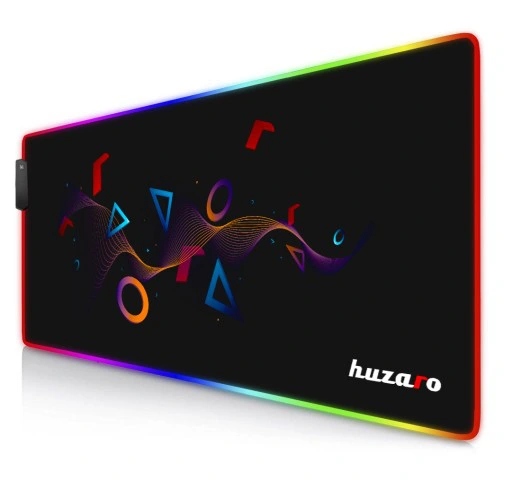 Podkładka LED RGB Mousepad 2.0 XL pod mysz czarna Design