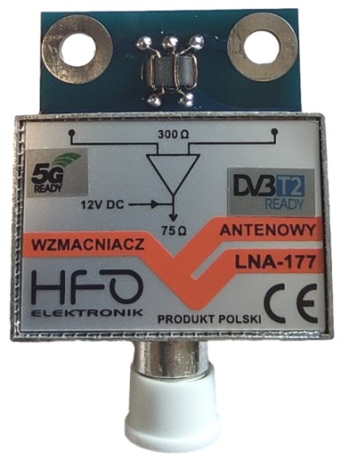 WZMACNIACZ antenowy LNA-177 DVB-T MPEG-4 do 150km