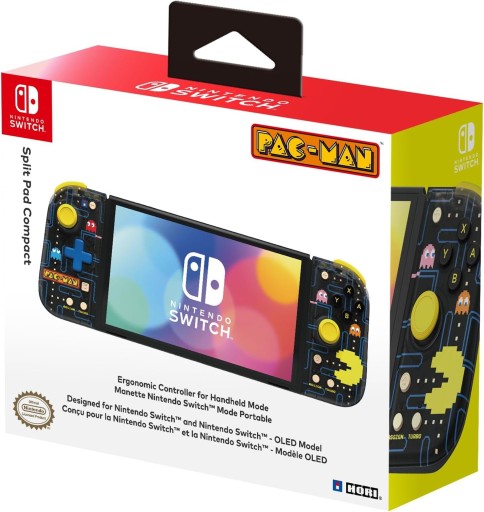 HORI SWITCH Split Pad Compact PAC-MAN