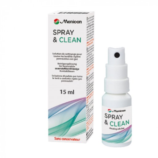 Menicon Spray&Clean do soczewek twardych 15 ml
