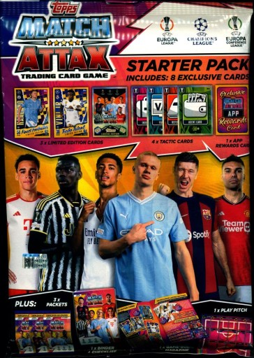 ZESTAW STARTOWY UEFA CHAMPION LEAGUE 2024 MATCH ATTAX 2023