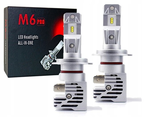 ŻARÓWKI LED LEDOWE H7 ZES CHIP PRO