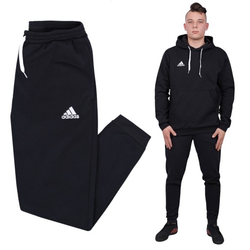 Spodnie Męskie Adidas Dresowe Bawełna Entrada M