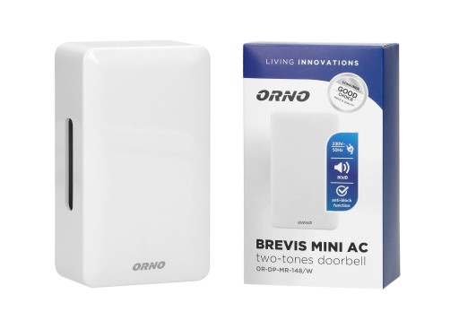 DZWONEK PRZEWODOWY DO DRZWI 230V BIM-BAM BREVIS