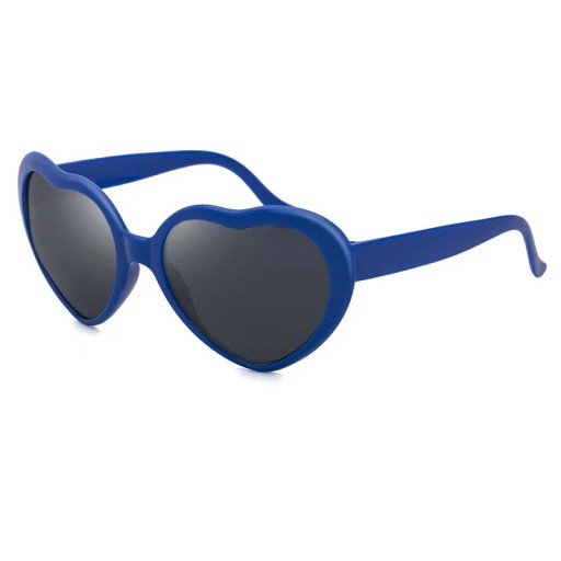 Women Fashion Heart Shaped Effects Glasses Watch The Lights Change To