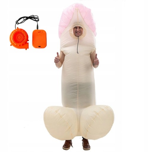 STRÓJ HALLOWEEN -DMUCHANY Kosmity PENIS PENIS