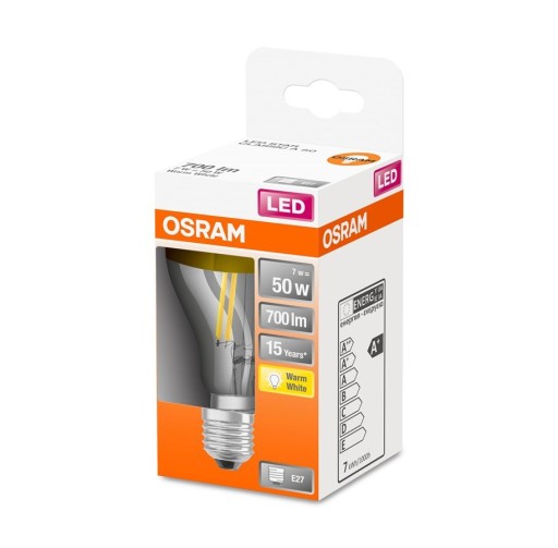 Żarówka OSRAM MIRROR GOLD ZŁOTA 7,0W 650lm E27