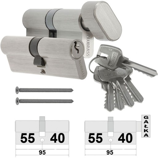 WKŁADKI ALUBRASS 40/55 + G40/55 SYSTEM 5KL NIKIEL