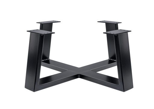 NOGA DO STOLIKA X ZWARTY WYS. 20CM LOFT INDUSTRIAL
