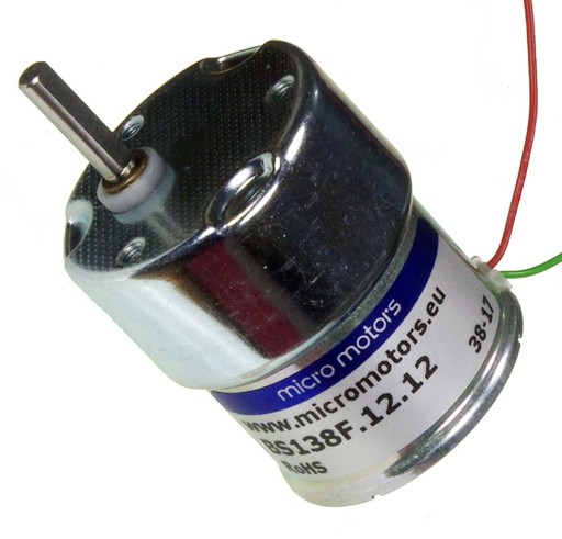 Silnik z przekładnią 12V 155 obr/min, prod. włoska