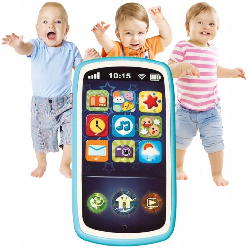 SMILY PLAY Telefon EDUKACYJNY Zabawka DZIECKA Elektroniczna ZABAWA Ciekawa