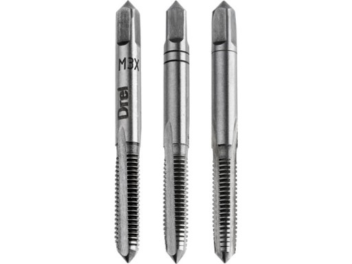 GWINTOWNIK M3 x 0,5mm ZESTAW 3 SZT