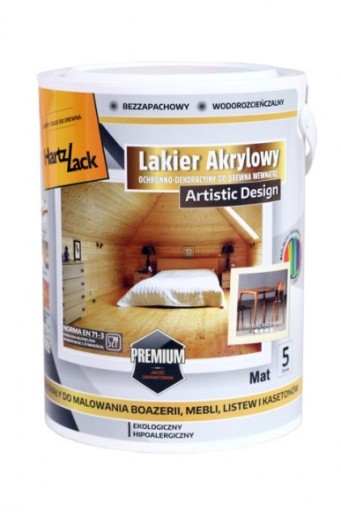 HARTZLACK AKRYL POŁYSK 0.75L