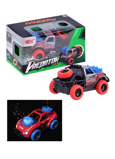 AUTO METALOWE PREDATOR 4x4 JAZDA KASKADERSKA `DŹWIĘK I ŚWIATŁO