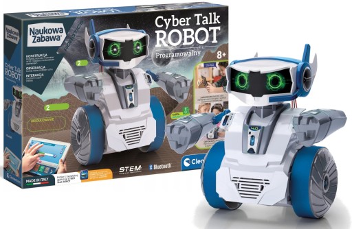 MÓWIĄCY CYBER ROBOT Programowalny Clementoni