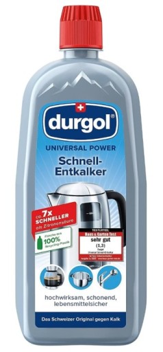 Uniwersalny odkamieniacz do ekspresów, czajników i naczyń DURGOL 750ml