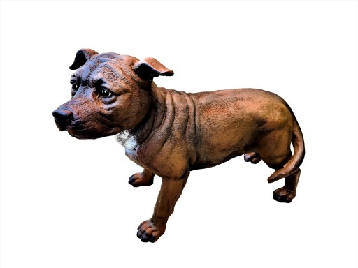 FIGURKA OGRODOWA - STOJĄCY AMSTAFF / PITBULL