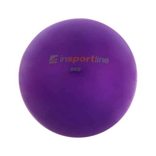 Piłka do jogi inSPORTline Yoga Ball 5 kg FIOLETOWA