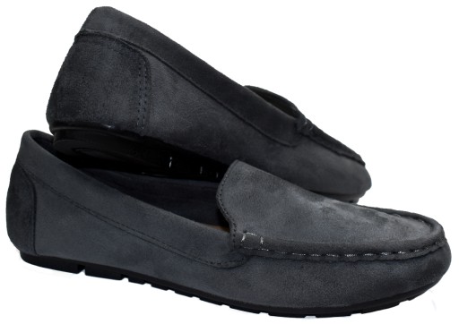FOOTWEAR Nowe Szare PÓŁBUTY Mokasyny 26 cm - 41