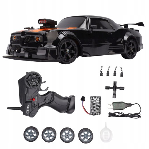 16A04 1/16 RC Drift Car Symulowany napęd na 4, 1 m