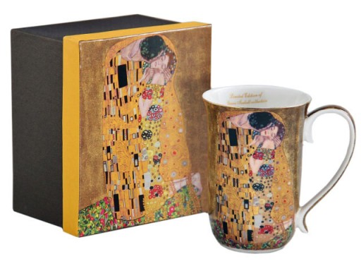 QUEEN KUBEK WYSOKI KLIMT POCAŁUNEK 400 ML +PUDEŁKO